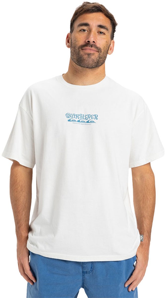 Quiksilver Hw Tree Connection T-shirt Met Korte Mouwen S Man Wit