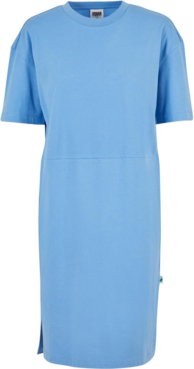Urban Classics Organic Oversized Slit Tee Korte jurk XS Blauw