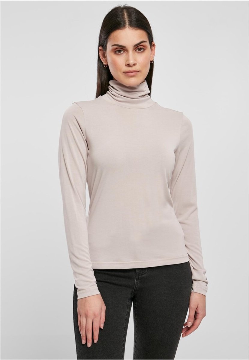Urban Classics Modal Turtleneck Longsleeve top XS Grijs