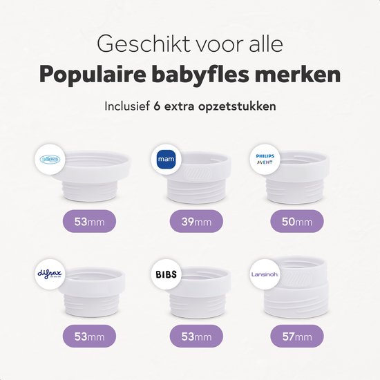 Draagbare Flessenwarmer onderweg - Gelijkmatig verwarmen - Draadloze Flesverwarmer voor baby - Flessenverwarmer draadloos - Qwali — afbeelding 4