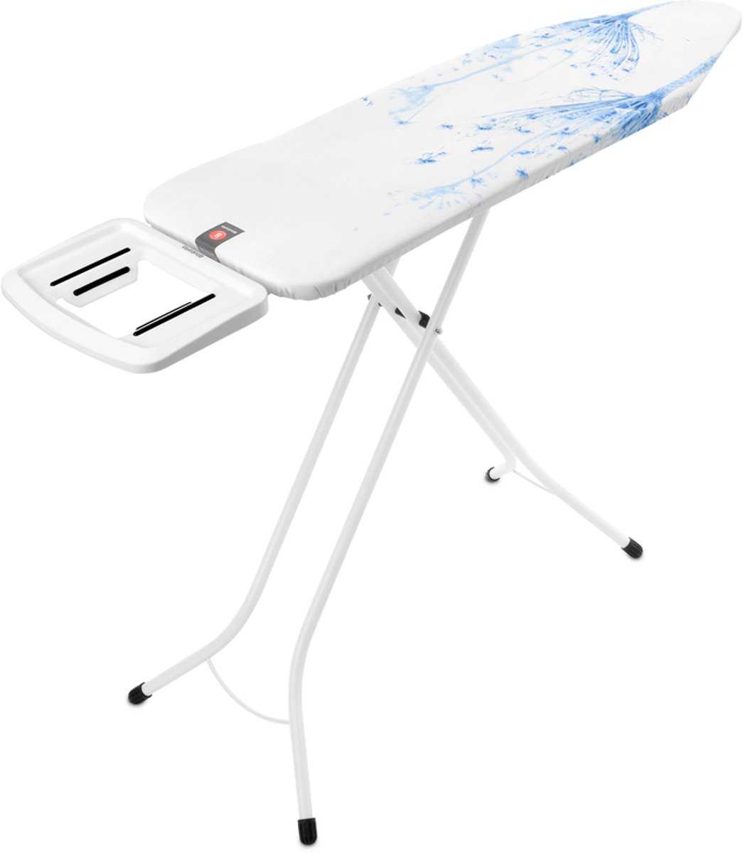 Brabantia Strijkplank B met Strijkijzerhouder - 124 x 38 cm - Cotton Flower