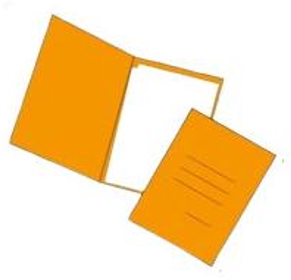 Blasetti 603, Conventionele hechtmap, Oranje, Portret, 200 g/m², 250 mm, 350 mm