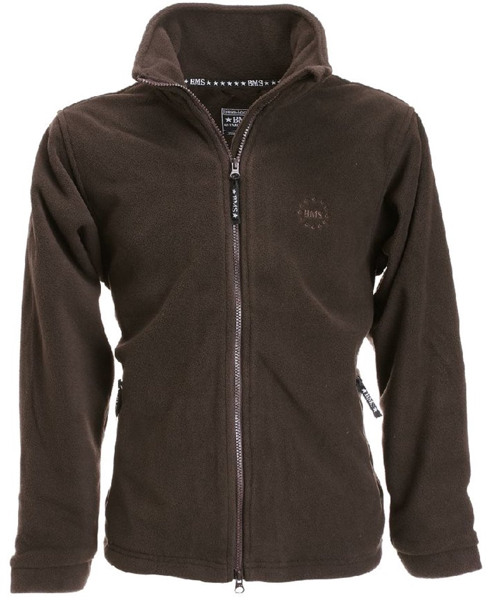 BMS Windsmoother fleecejas bruin - XXL