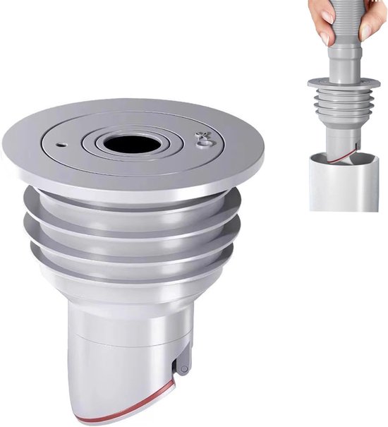 Foto: Waste afvoerplug universele afvoerset 35 40mm siliconen afvoerpijp anti geur vloer afvoerkern douche afval water afvoer terugstroom preventer buisafdichting geschikt voor badkamer keuken hotel toilet wasmachinehuis