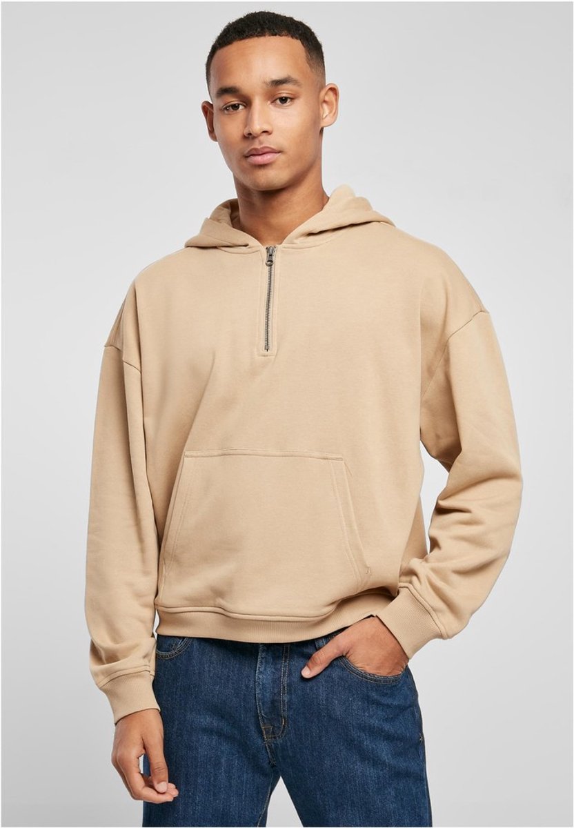 Urban Classics Boxy Zip Hoodie/trui XL Beige