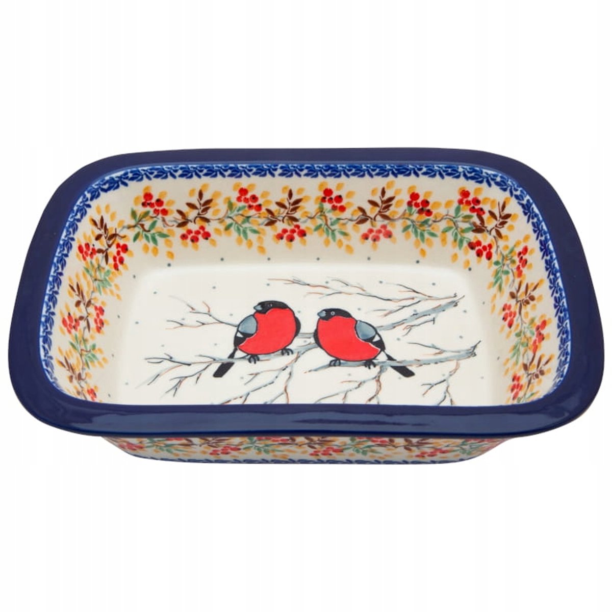 Ovenschaal 25 cm Bolesławiec - Handgemaakt met Gil Patroon
