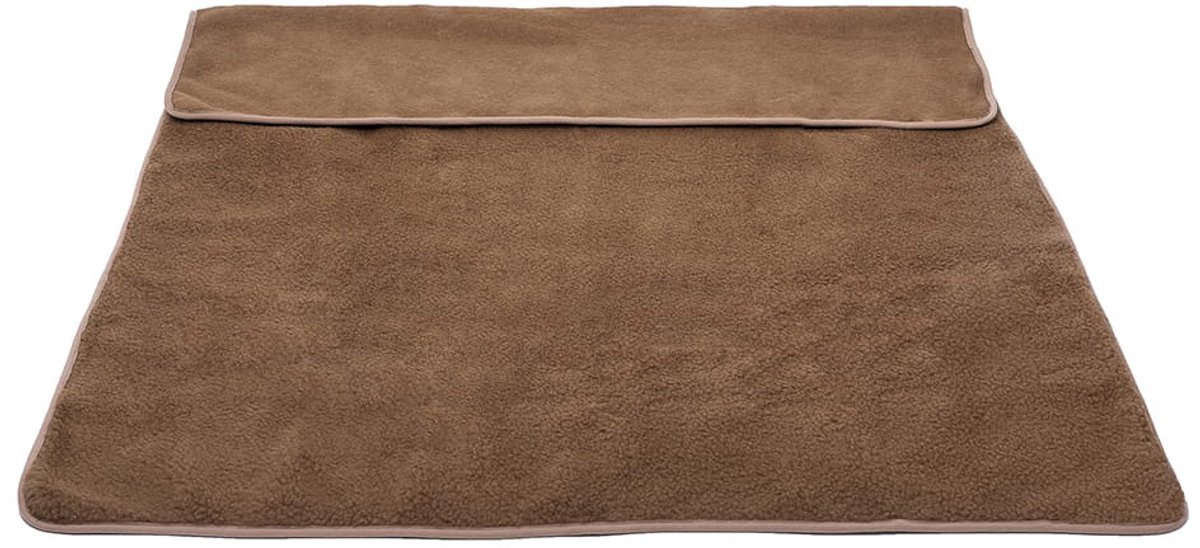 Wollen Deken 140x200 cm | Luxe Merino Wol OnceDoce® |100% Zuivere Australische Wol – Premium Wollen Deken 450 g/m² | Woolmark® Certificaat | Wasbaar, Antiallergisch, Zacht & Warm - Donkerbruin