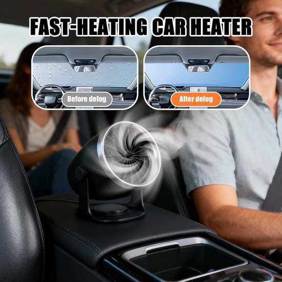 Elektrische Auto Verwarming Luchtkoeler Ventilator 12V/24V Draagbare