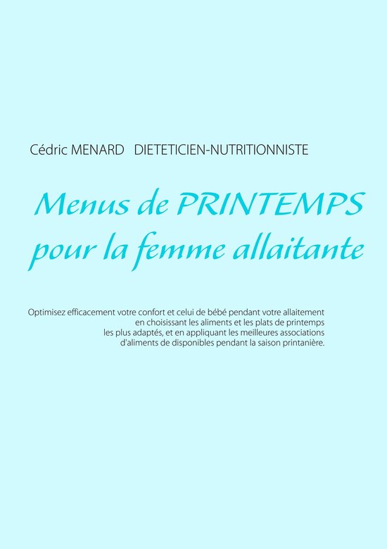 Savoir quoi manger, tout simplement... - - Menus de printemp ... - cover