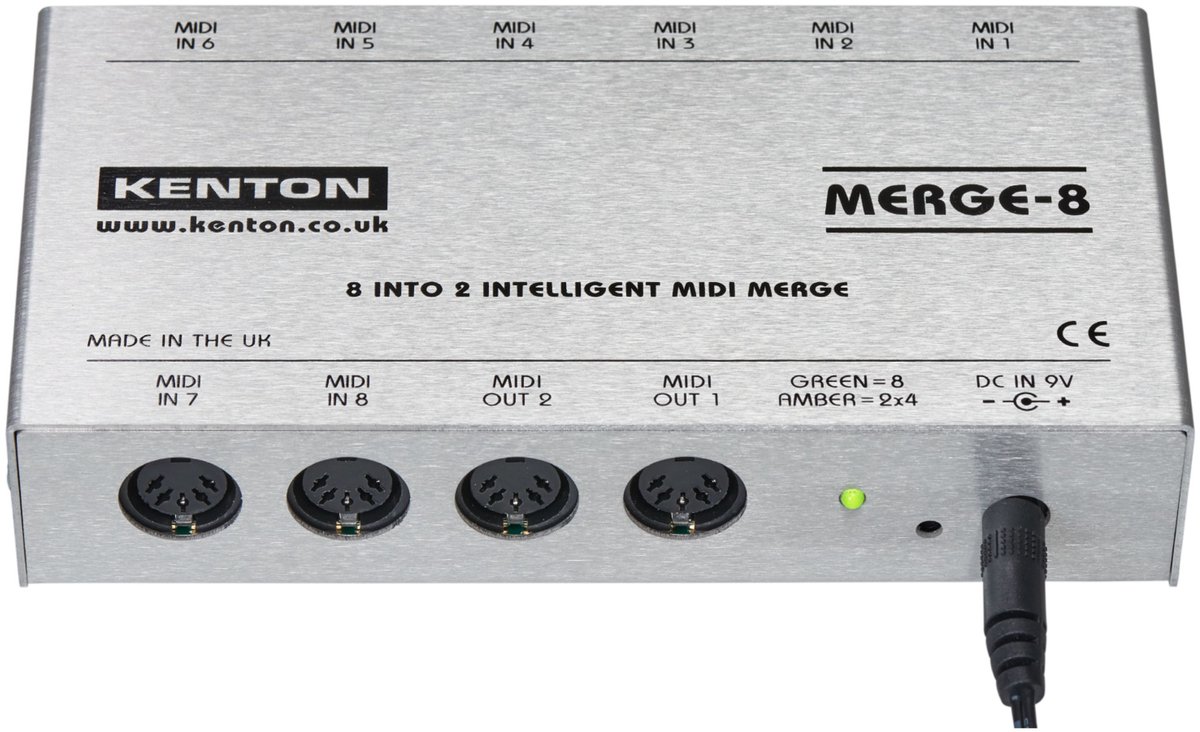 Kenton Merge 8 - MIDI-tool voor keyboards