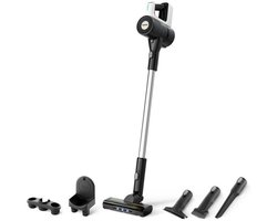 Kärcher VCS 3 Nano Steelstofzuiger - Draadloos - Accu looptijd 40 min - Draaibaar scharnier met Auto-sense intelligente vuildetectie - HEPA filter geschikt voor harde vloeren zoals steen, laminaat, linoleum, PVC maar ook tapijt