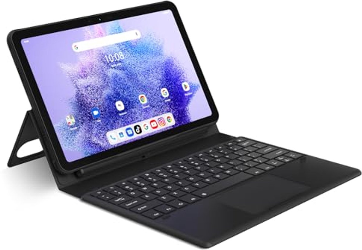 Toetsenbordhoes voor Active T1 tablet met magnetische standaard en groot trackpad