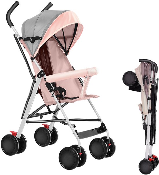 PIPIPOXER Opvouwbare kinderwagen met wattenschijfjes en - PIPIPOXER - €42,99