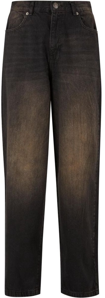 Urban Classics 90‘s Jeans Broek rechte pijpen Taille 31 inch Zwart