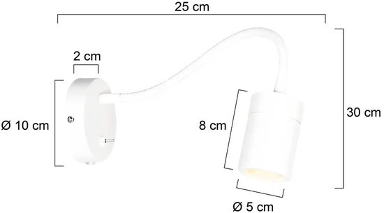 Applique Mexlite Upround –– blanc