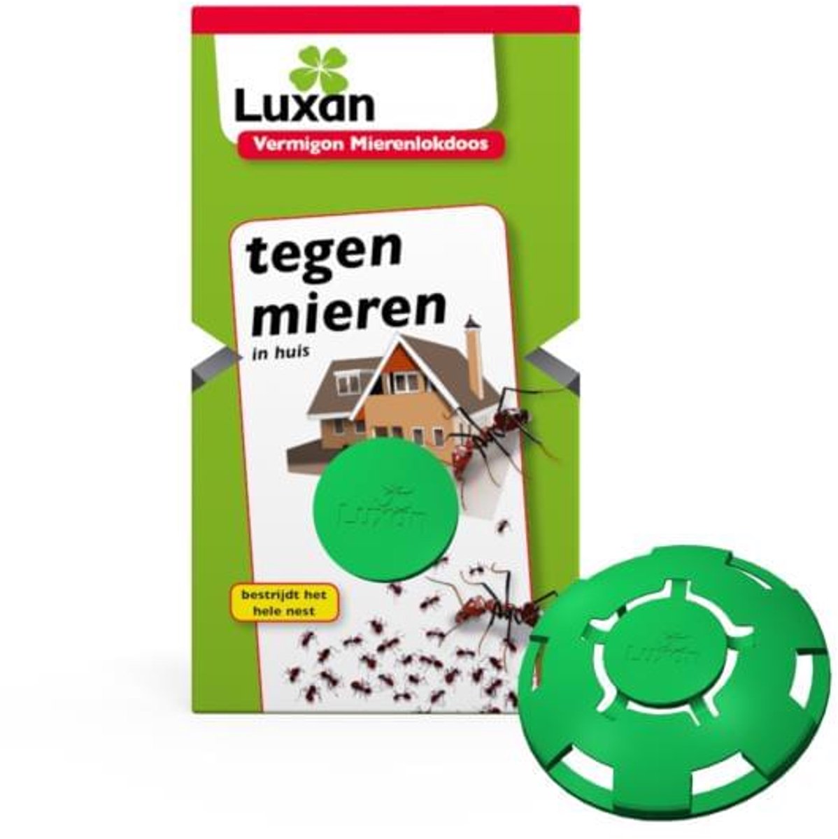 Luxan Vermigon Mierenlokdoos (2 stuks) - Gifvrije insecticide - Met gratis cheatsheet