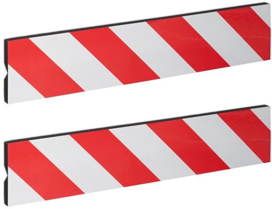 Doodadeals Lot de 2 bandes de pare-chocs de Garage – Bande de pare-chocs autocollante en caoutchouc – Protection de portière de voiture – 4,5 x 11 x 51 cm
