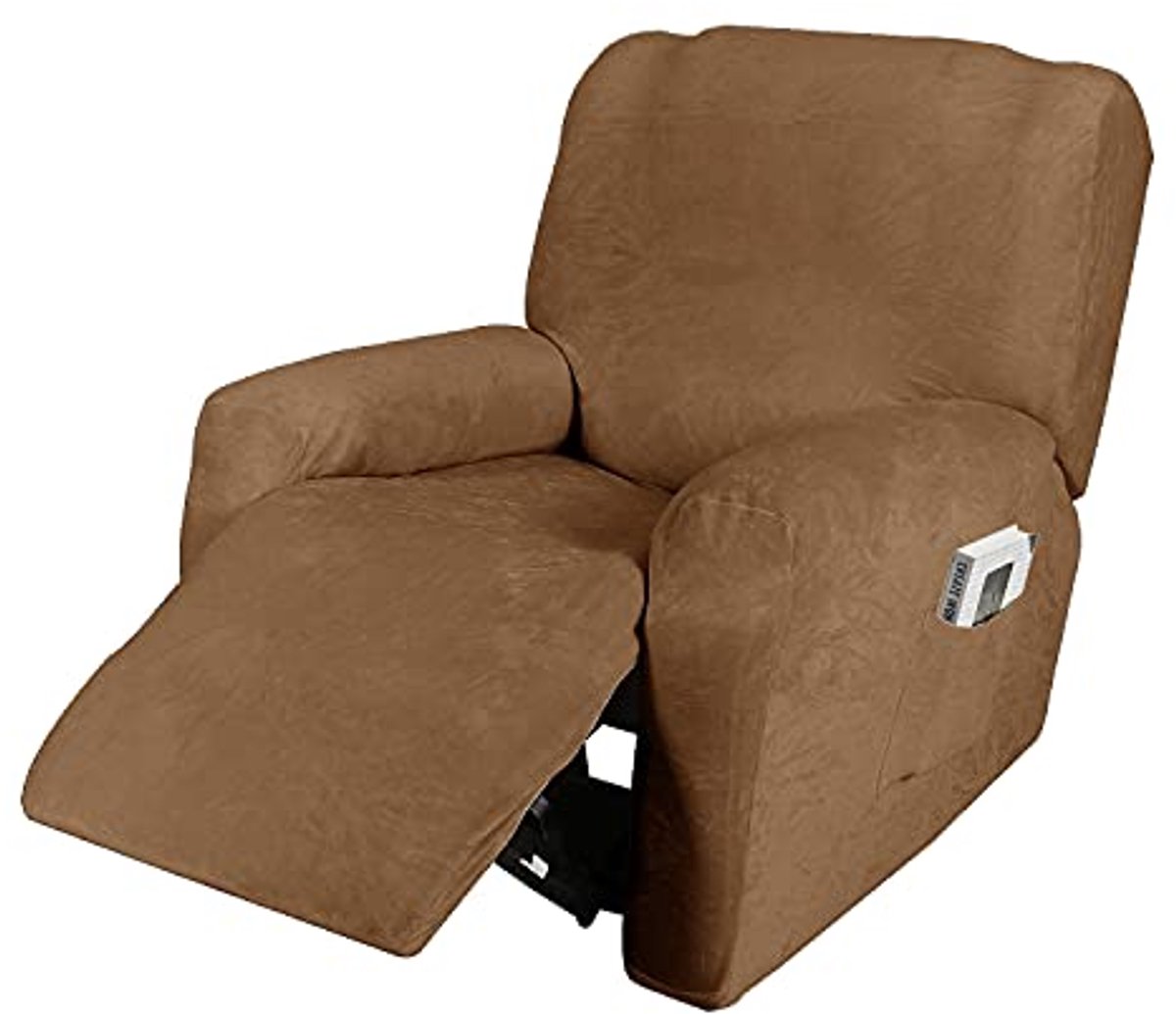 Rekbare Fluwelen Fauteuilhoes voor Massagestoel - Wasbaar en Beschermend