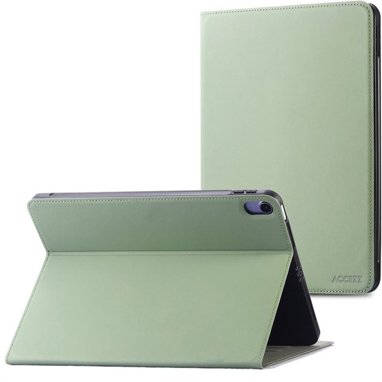 Étui pour tablette Accezz Convient pour iPad 10 (2022) 10,9 pouces 10e génération - Étui pour tablette Accezz Classic - Vert