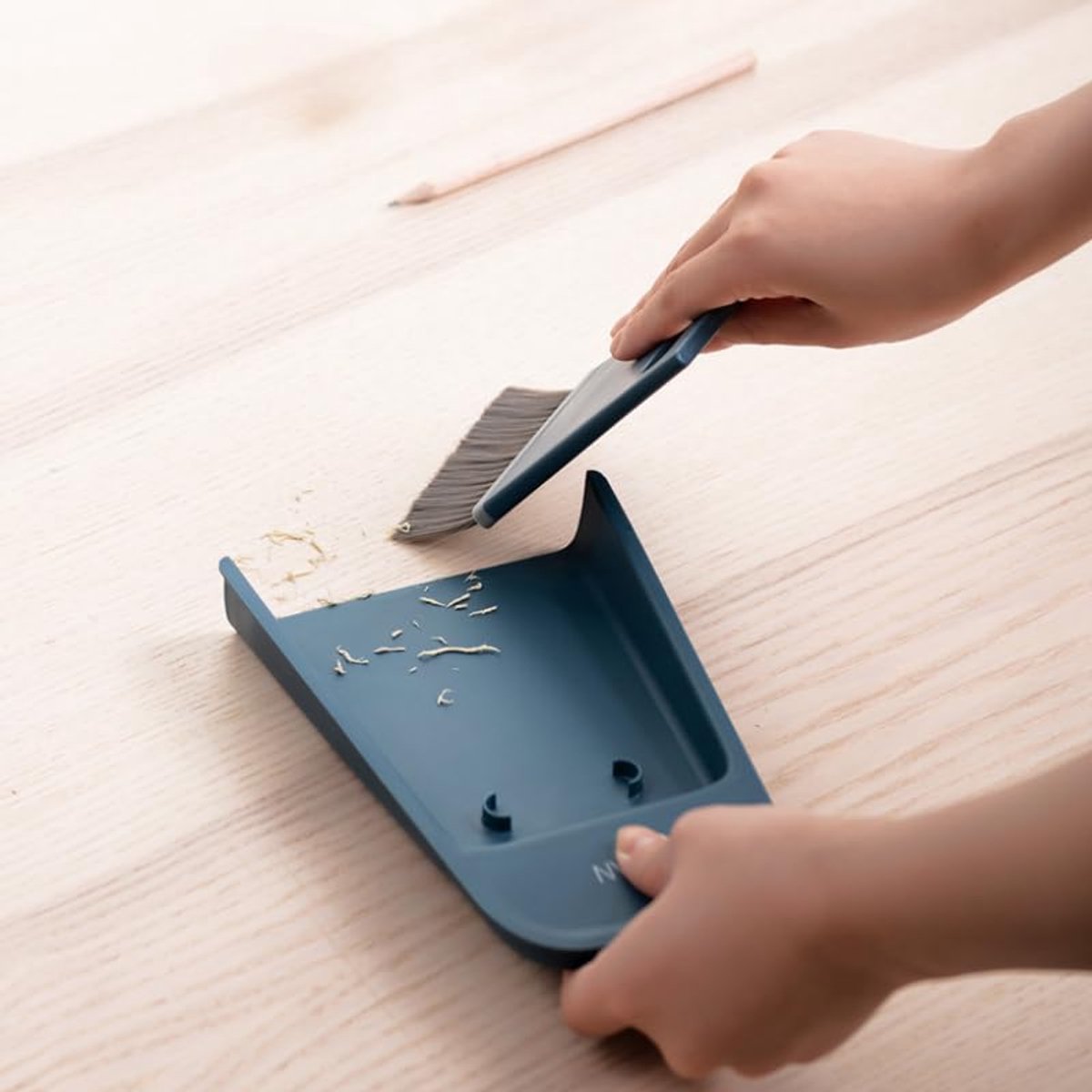 Mini Bezem en Blik Set voor Thuis en Kantoor, Handige - afbeelding 2