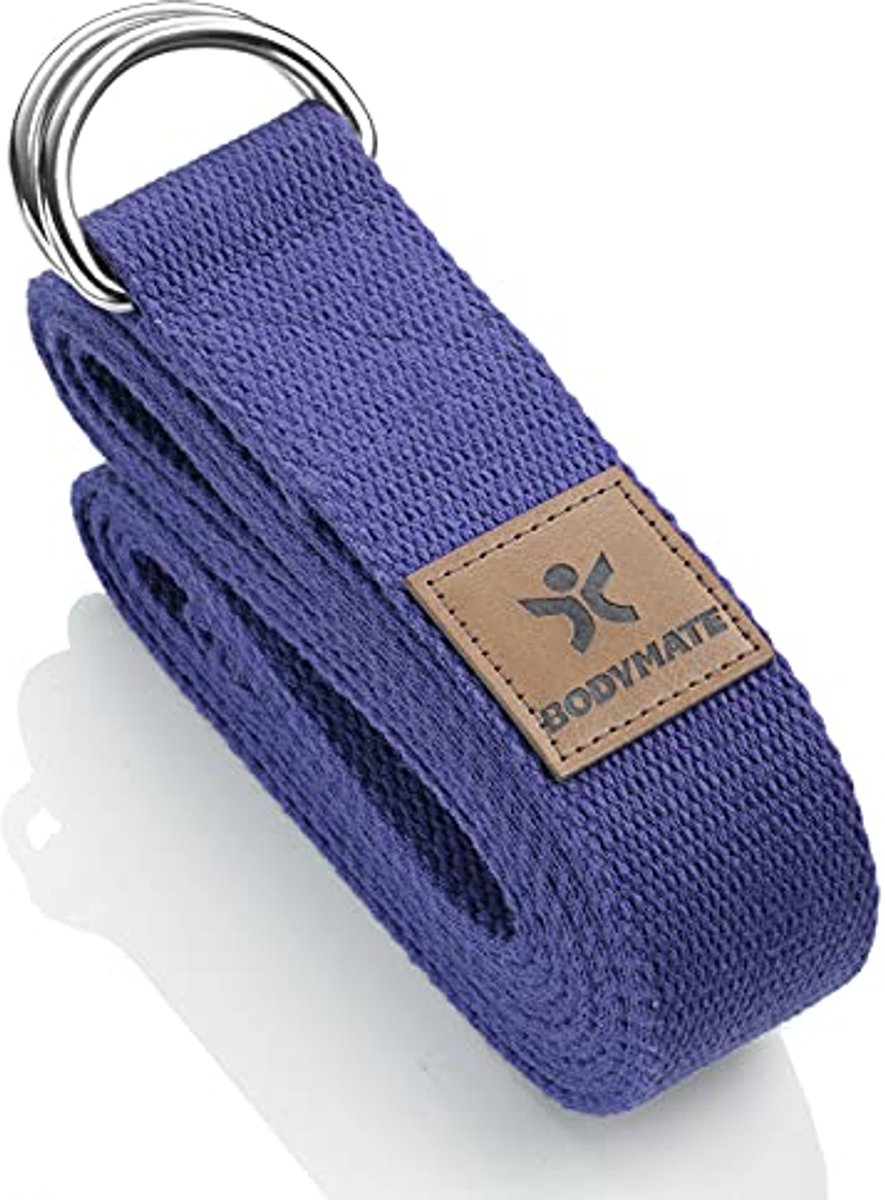 Yoga Straps voor Strekken en Fitness - Natuurlijke Katoenen Yogariemen