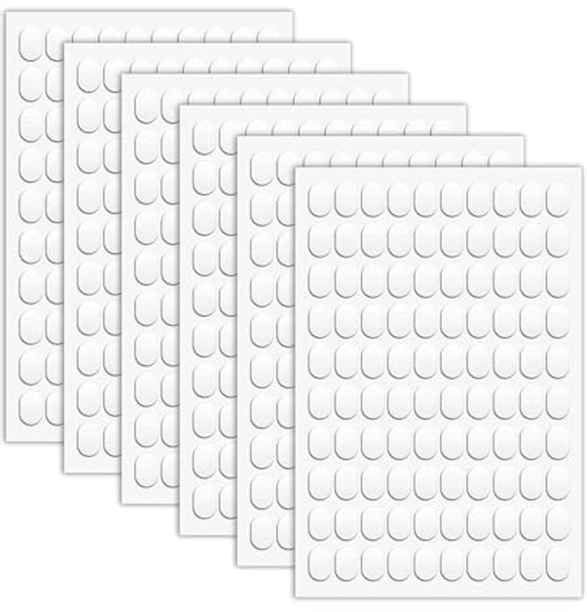 Dubbelzijdige Kleefpads - 600 Stuks Transparant voor Muur en Montage