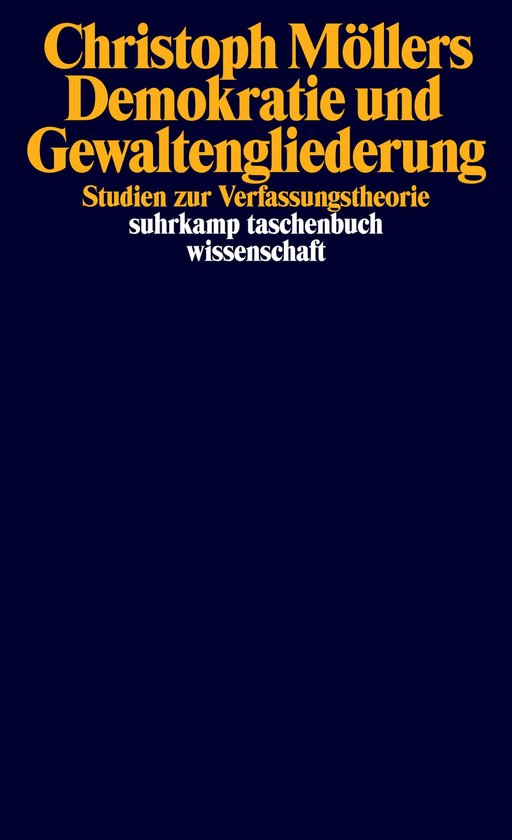 Demokratie und Gewaltengliederung - cover