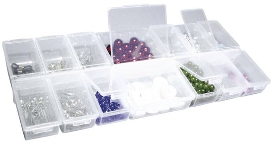 Boîte de rangement multifonctionnelle - Idéale pour les fournitures d'artisanat - 1 pièce