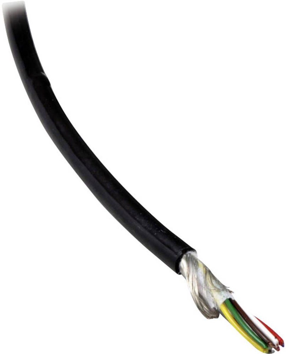 BKL Electronic 1506043/5 Datakabel Li12YD11Y 4 x 0.14 mm² Zwart 5 m