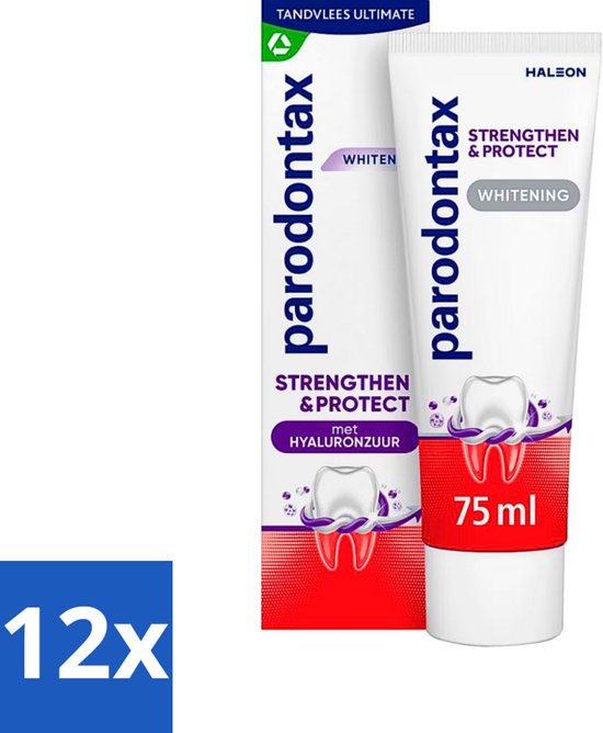 Parodontax - Tandpasta - Whitening - 75ml x 12 | bol