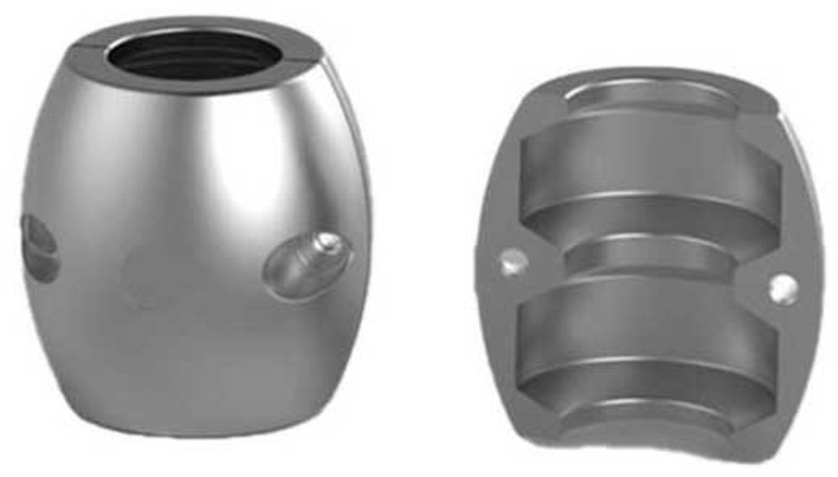 Plastimo Zinkanode Voor As 35 Mm Zilver