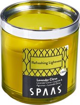 SPAAS Geurkaars in modulair glas, ± 30 uur - Refreshing Lightsness - lavendel & citrus
