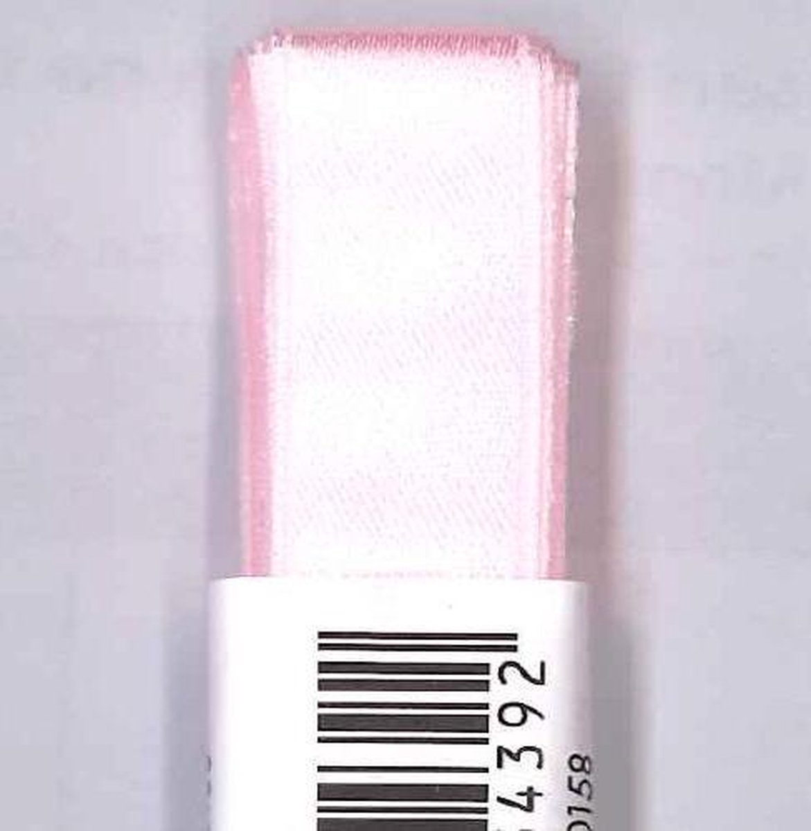 Pastel roze zijden schoenveters van satijn lint 120cm - 12mm breed - Pink