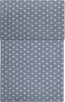 Cottonbaby Sterretjes - Ledikantlaken 120x150 cm - Grijs