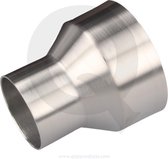 Aluminium verloop recht 89 - 80 mm