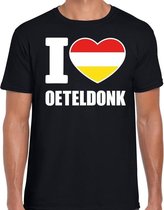 Carnaval I love Oeteldonk t-shirt zwart voor heren S