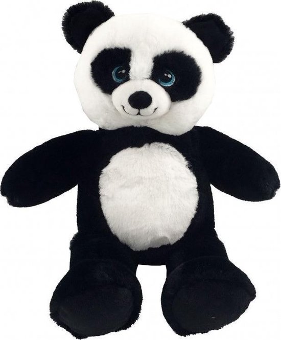 Gietvorm Oprichter Kent Pluche zwart/witte panda beer knuffel 40 cm - Beren bosdieren knuffels -  Speelgoed... | bol.com