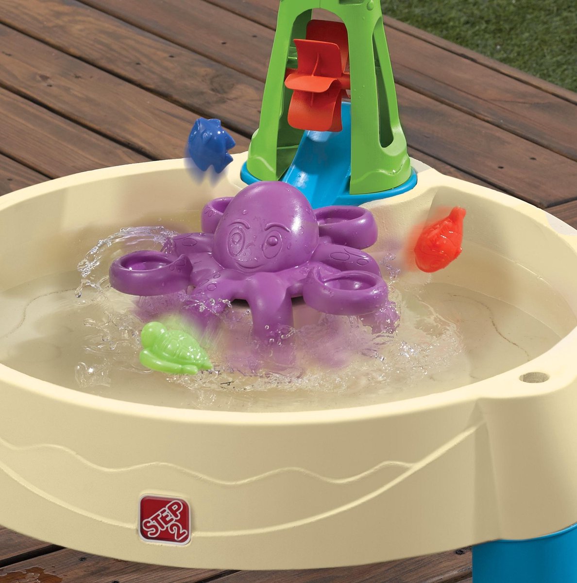 Step2 Wild Whirlpool Watertafel - Met 10 accessoires - Waterspeelgoed voor kind - Activiteitentafel met water voor de tuin — afbeelding 2