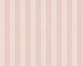 STREPEN BEHANG | Kinderkamer - roze - A.S. Création Simply Stripes