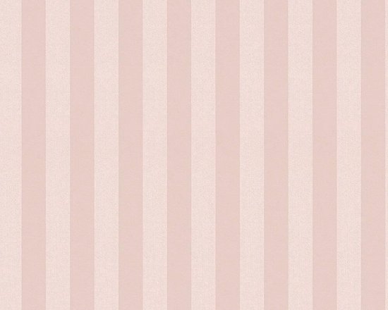 STREPEN BEHANG | Kinderkamer - roze - A.S. Création Simply Stripes