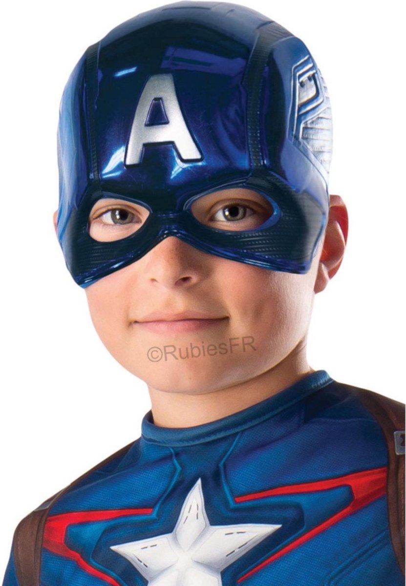 Rubie's Verkleedmasker Captain America Avengers Blauw One-size | bol.com