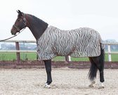 Harry's Horse Vliegendeken mesh standaard met singels, zebra plume 175cm