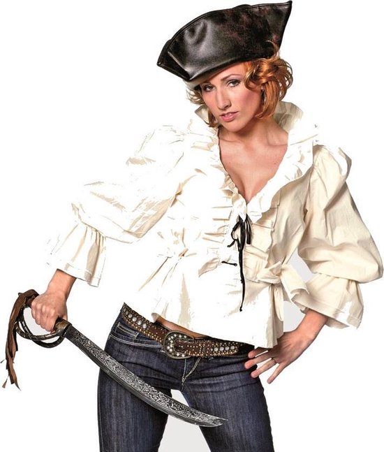 Costume de pirate et viking | Chemisier pirate Ms Femme à trois mâts |  Taille 44 |... | bol.com