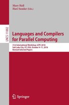 Lecture Notes in Computer Science 11882 - Languages and Compilers for Parallel Computing