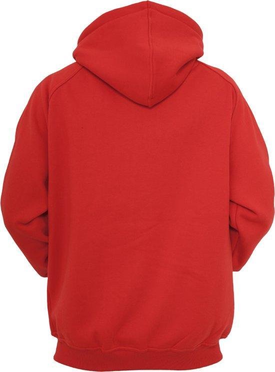Heren hoodie extra dik en zacht Blank Hoody rood | bol.com
