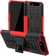 Samsung Galaxy A80 hoes - Schokbestendige Back Cover - Rood