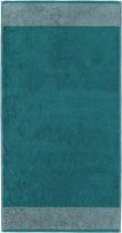 Cawo Two-Tone Handdoek Smaragd 50x100
