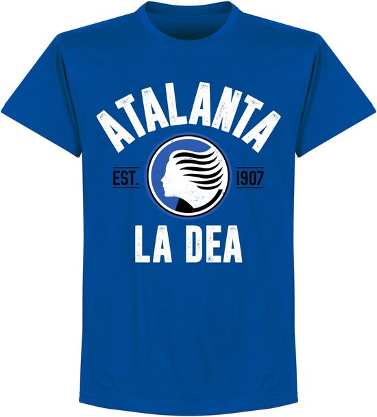 Atalanta Bergamo Established T-Shirt - Blauw - 3XL