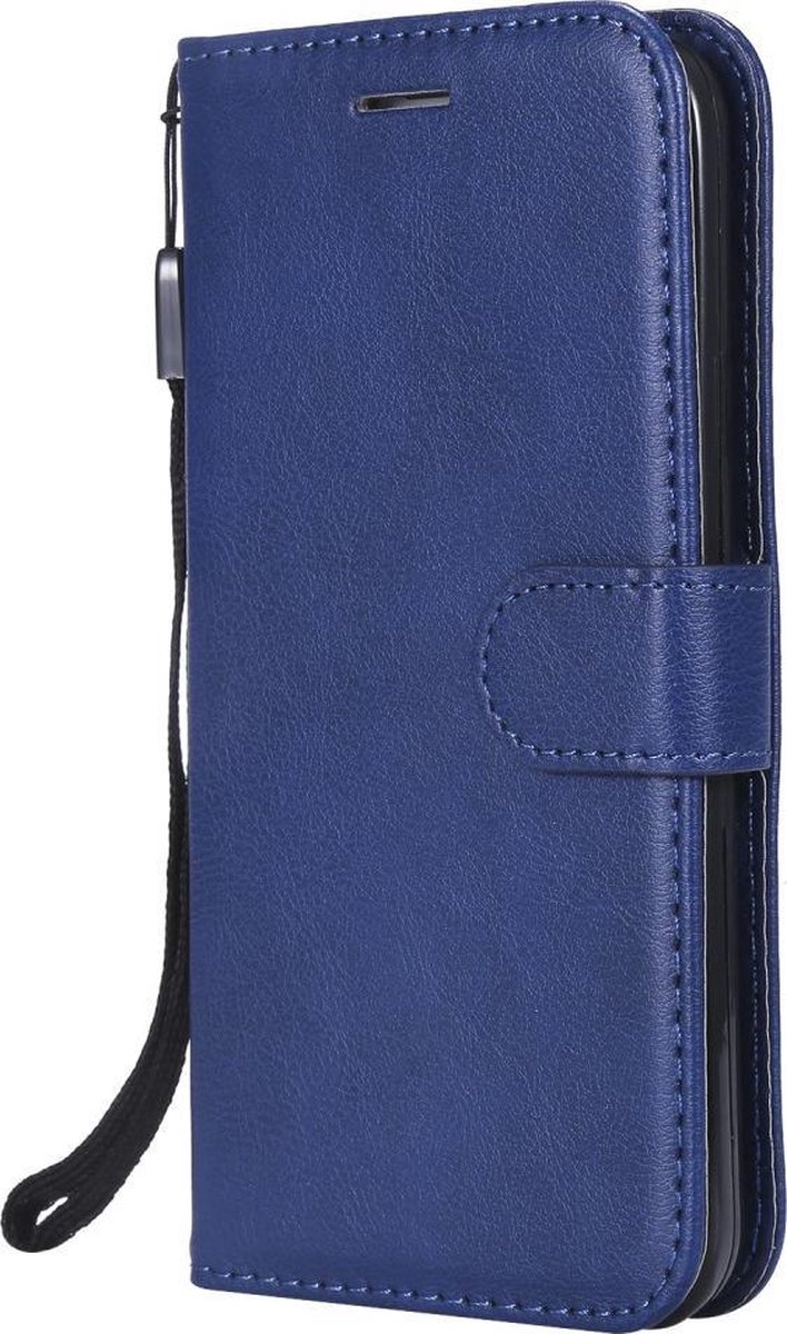 Book Case - Geschikt voor iPhone 5 / 5S / SE (2016) Hoesje - Blauw