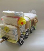 Luiertaart Vrachtwagen Unisex | Kraamcadeau | Kraampakket | Baby Cadeau